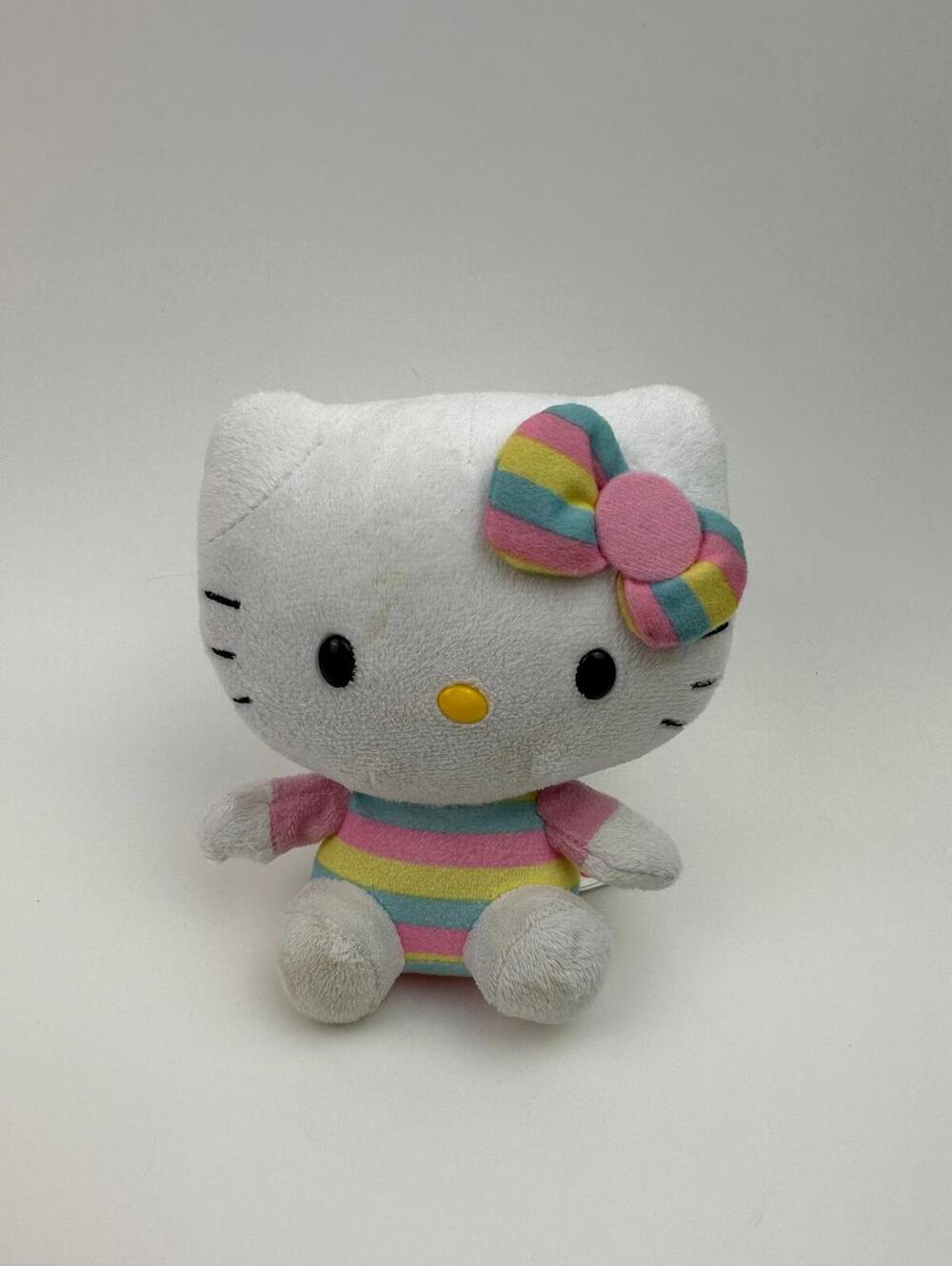 Ty Beanie Baby Vintage “Hello Kitty” the Striped Hello Kitty NHT (5.5 inch)